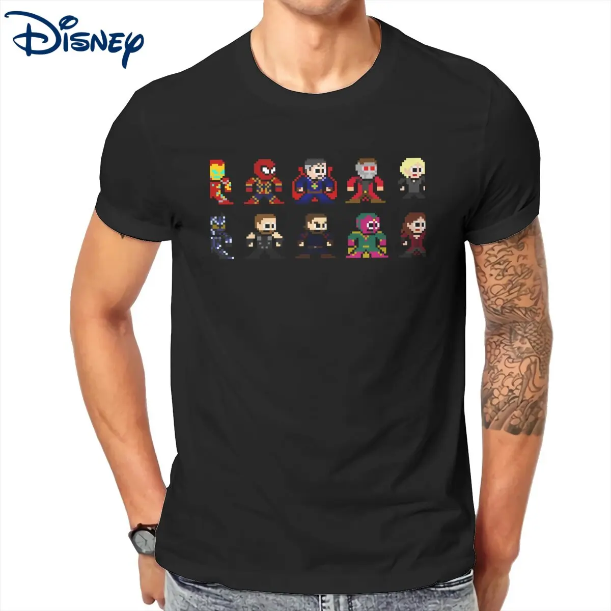 Disney Avongers, Супергерой из мультфильма, мужские футболки, удивительные футболки с коротким рукавом, футболки с круглым вырезом, 100% хлопок, одеж...
Disney Avongers, Супергерой из мультфильма, мужские футболки, удивительные футболки с коротким рукавом, футболки с круглым вырезом, 100% хлопок, одеж...