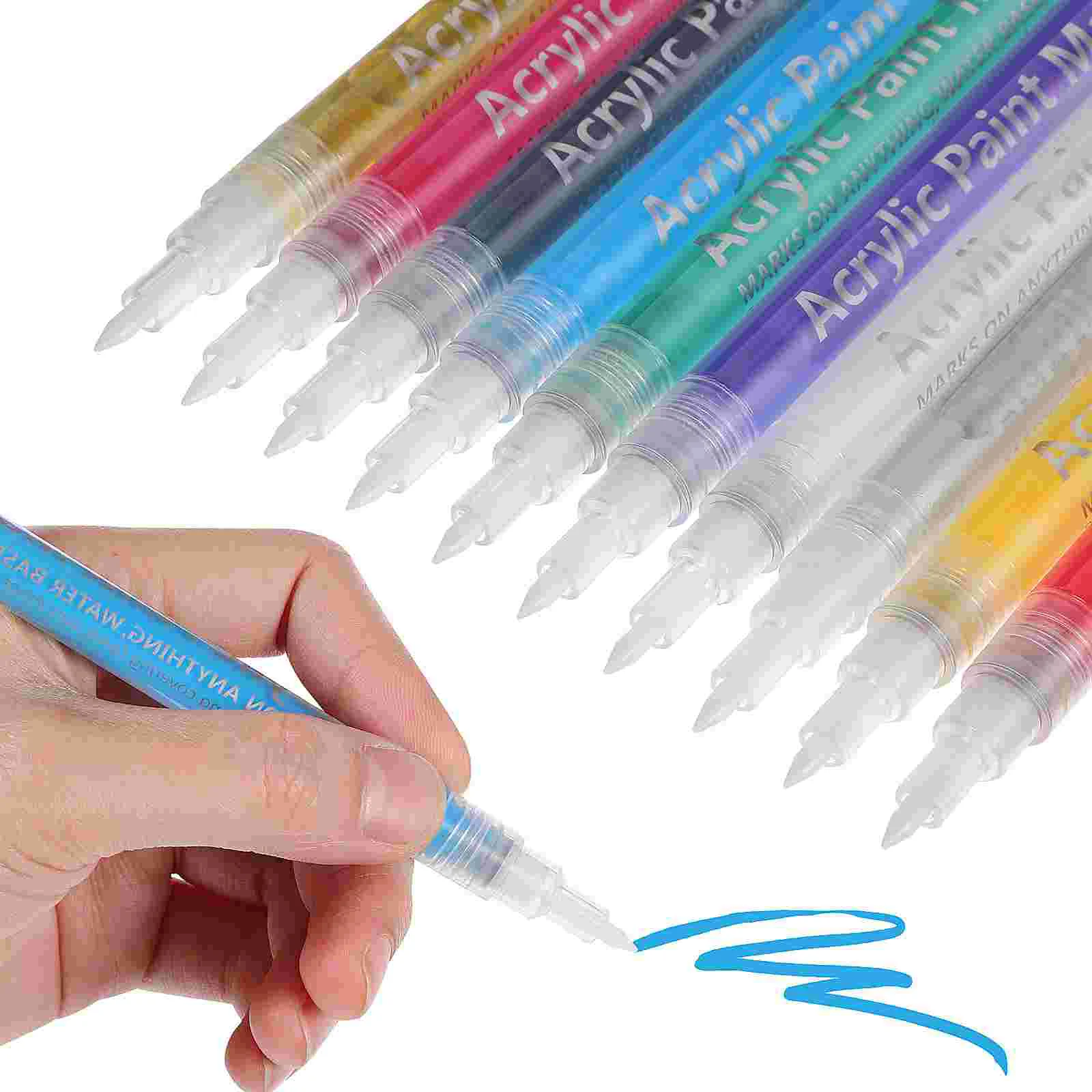 10 Pcs Acrylic Pens Multifunctional Acrylic Markers for Manicure Photo Album Diy Craft
10 Pcs Acrylic Pens Multifunctional Acrylic Markers for Manicure Photo Album Diy Craft