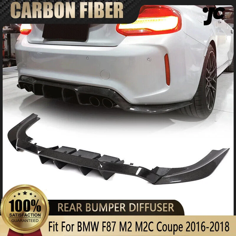 For BMW F87 M2 M2C Coupe 2016-2018 Rear Bumper Lip Diffuser Spoiler Real Carbon 
For BMW F87 M2 M2C Coupe 2016-2018 Rear Bumper Lip Diffuser Spoiler Real Carbon
