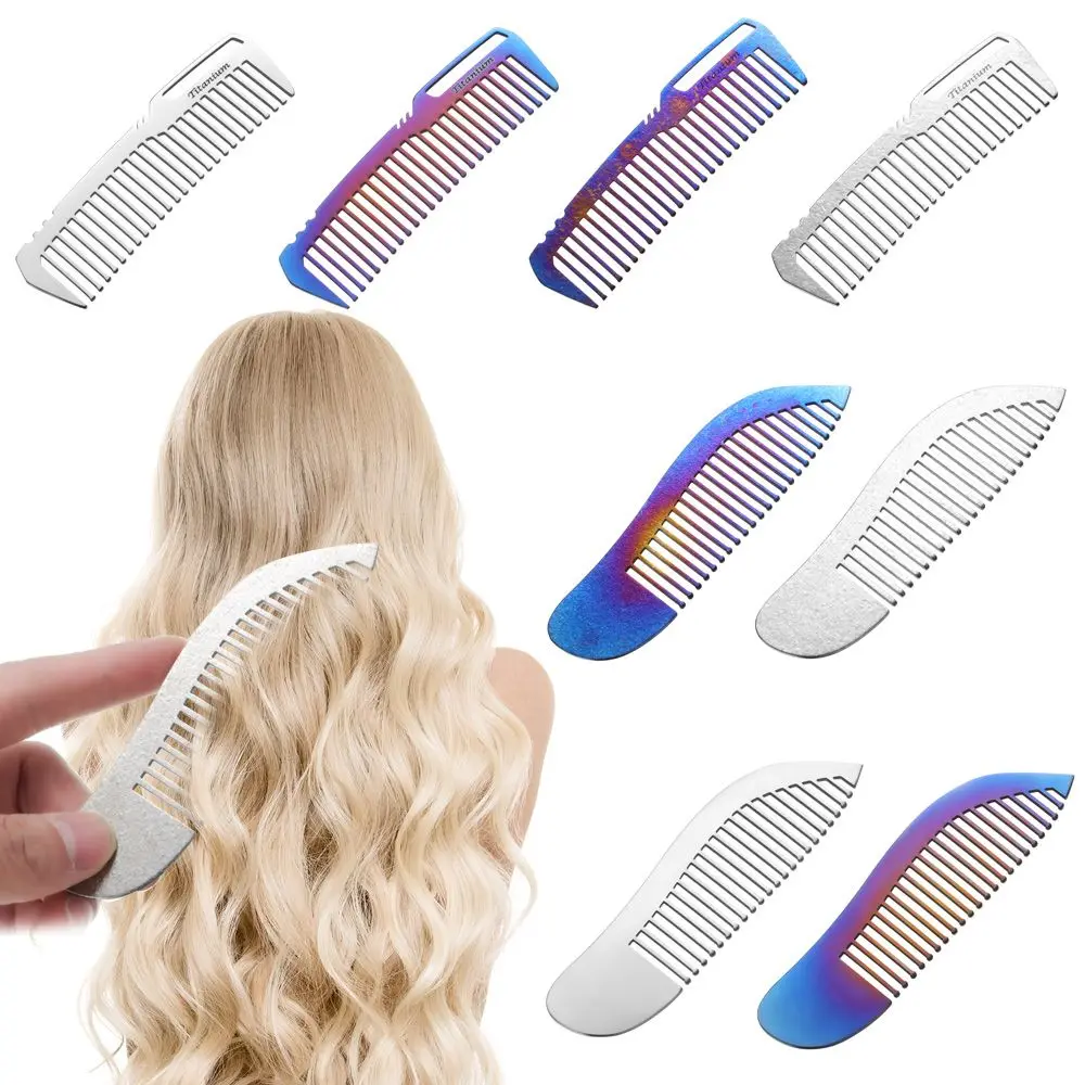 Mini Ultra Pocket Portable Titanium Alloy Anti Static Comb Super Light Titanium Hair Barber Comb EDC Outdoor Small Accessories
Mini Ultra Pocket Portable Titanium Alloy Anti Static Comb Super Light Titanium Hair Barber Comb EDC Outdoor Small Accessories