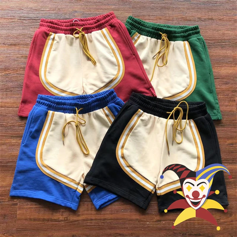 Patchwork Rhude Shorts Men Women High Quality Drawstring Oversized Striped Breeches Inside Tag
Patchwork Rhude Shorts Men Women High Quality Drawstring Oversized Striped Breeches Inside Tag