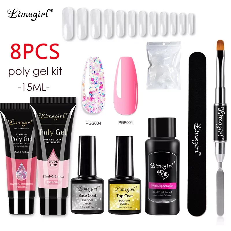 Limegirl Poly Nail Gel Kit Professional Set Art Design Decorations Gel for Extension Poly Nail Gel Kit Building Gel For Nails
Limegirl Poly Nail Gel Kit Professional Set Art Design Decorations Gel for Extension Poly Nail Gel Kit Building Gel For Nails