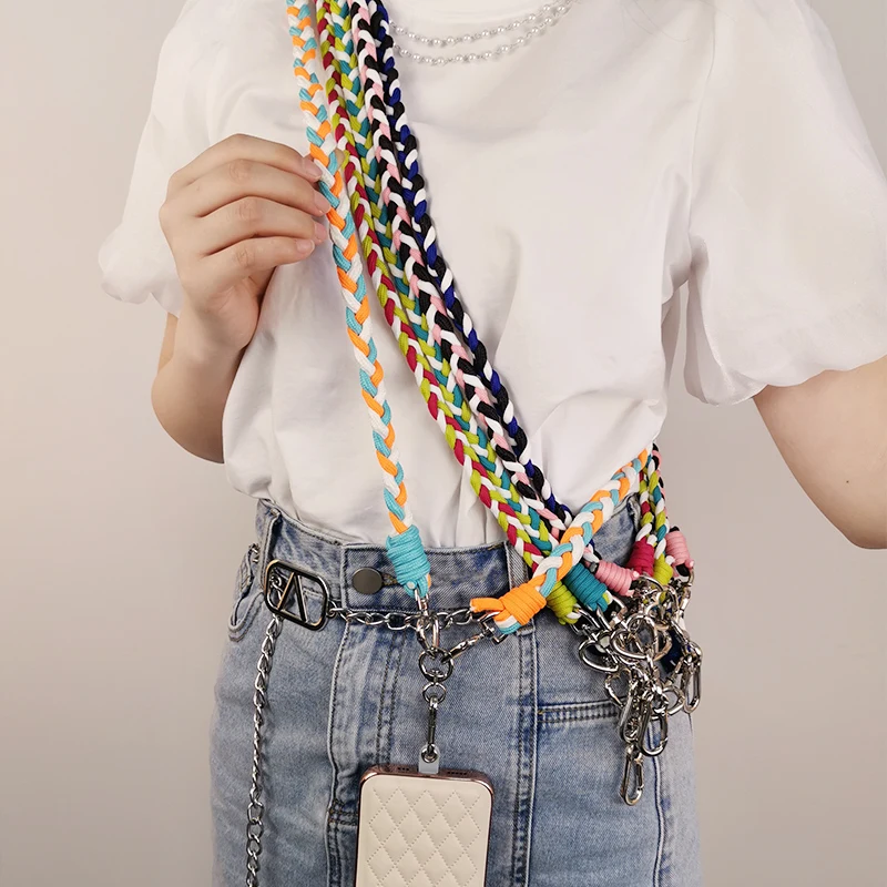 Mobile Phone Lanyard Messenger Be Back Strong Outdoor Mountaineering Strap Woven Pendant Anti-lost Long Sports Artifact Straps
Mobile Phone Lanyard Messenger Be Back Strong Outdoor Mountaineering Strap Woven Pendant Anti-lost Long Sports Artifact Straps