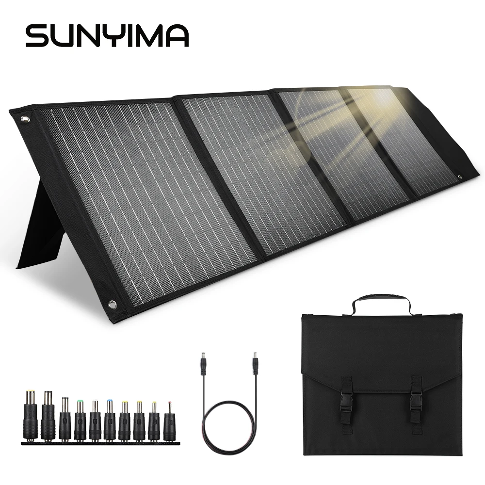 SUNYIMA 100W ETFE Portable Foldable Solar Panel Bag DC For House Camping Travel Output Charger Device Hiking Power Supply 18V
SUNYIMA 100W ETFE Portable Foldable Solar Panel Bag DC For House Camping Travel Output Charger Device Hiking Power Supply 18V