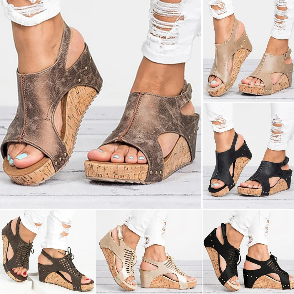 Women Sandals Platform Sandals Wedges Shoes Women Heels Gladiator Sandalias Mujer Summer Shoes Peep Toe Wedge Heels Sandals
Women Sandals Platform Sandals Wedges Shoes Women Heels Gladiator Sandalias Mujer Summer Shoes Peep Toe Wedge Heels Sandals