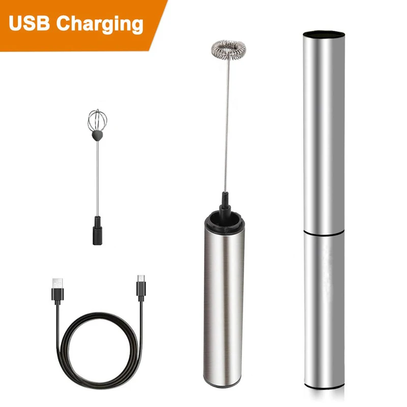 USB Electric Milk Frother Foam Maker Egg Whisk Mixer Handheld Rechargeable Tool Egg Mixer Egg Tools String Kitchen Gadget
USB Electric Milk Frother Foam Maker Egg Whisk Mixer Handheld Rechargeable Tool Egg Mixer Egg Tools String Kitchen Gadget
