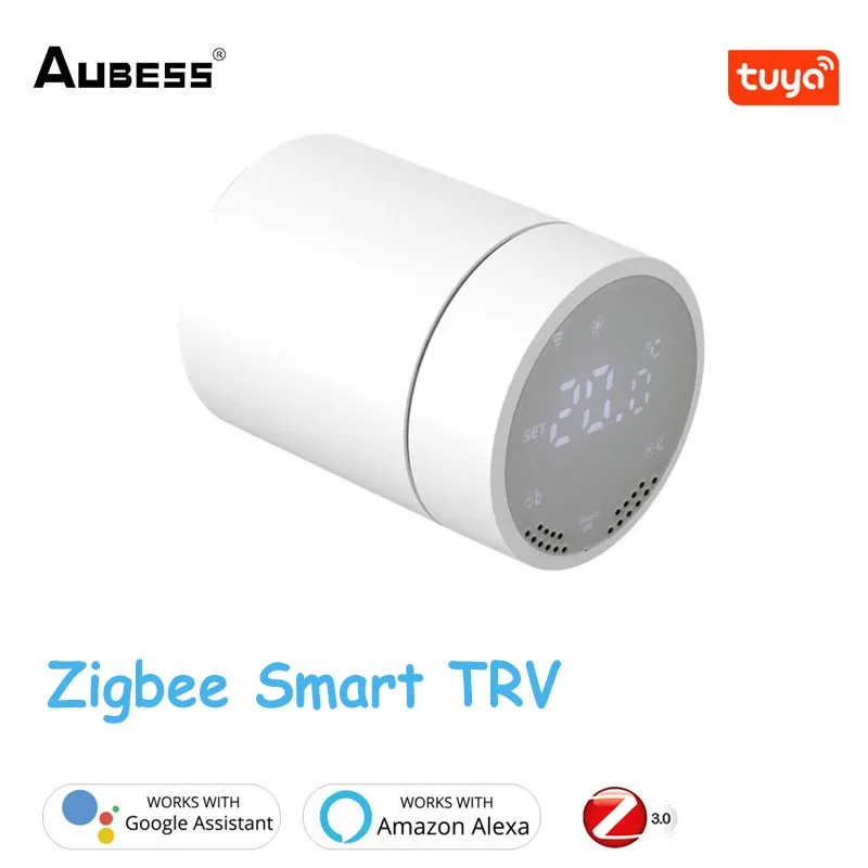 Термостатический привод радиатора Aubess Tuya Smart ZigBee, программируемый клапан, регулятор температуры для умного дома с Alexa
Термостатический привод радиатора Aubess Tuya Smart ZigBee, программируемый клапан, регулятор температуры для умного дома с Alexa