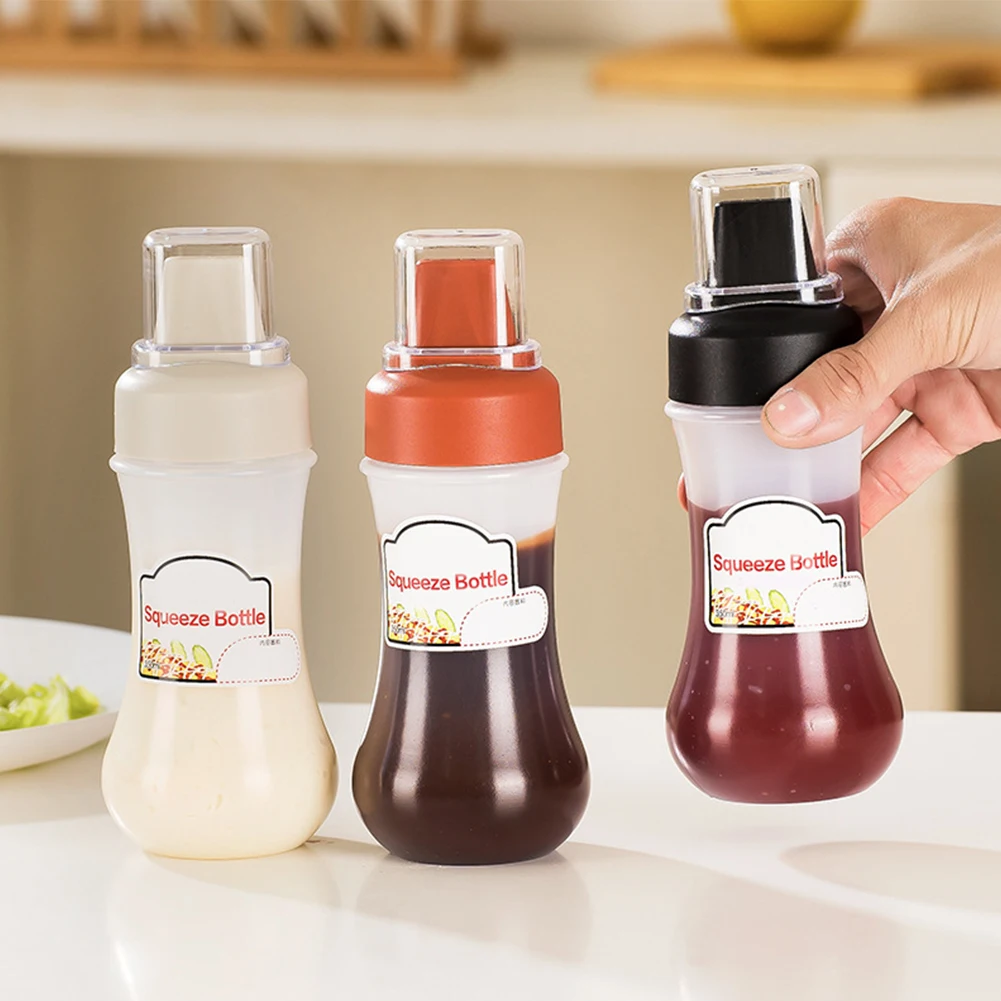 Hot Squeeze Condiment Bottles With Scales Plastic Sauce Bottles For Ketchup Mustard Salad Dressing Oil Kitchen Accessories 350ml
Hot Squeeze Condiment Bottles With Scales Plastic Sauce Bottles For Ketchup Mustard Salad Dressing Oil Kitchen Accessories 350ml