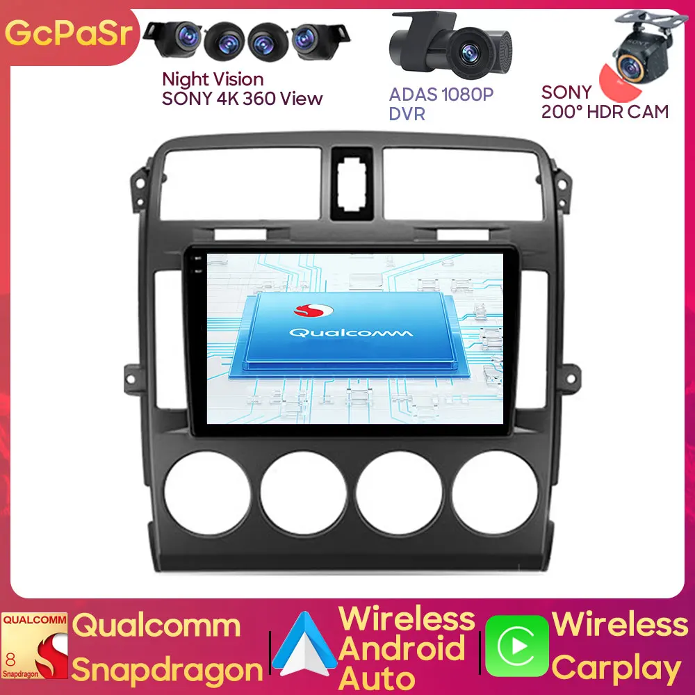 Qualcomm For Kia Carnival UP GQ 2002 - 2006 Auto Car Radio Multimedia Player Android Navigazione GPS 5G Wifi CPU BT NO 2din DVD
Qualcomm For Kia Carnival UP GQ 2002 - 2006 Auto Car Radio Multimedia Player Android Navigazione GPS 5G Wifi CPU BT NO 2din DVD