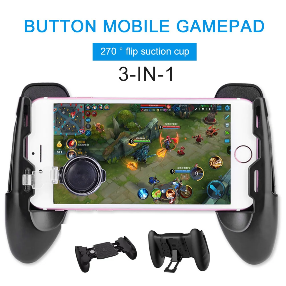 

Мобильный игровой контроллер 3 в 1, совместимый с IPhone/Android, портативный геймпад, мобильный контроллер, триггеры для Pubg, игровые джойстики
