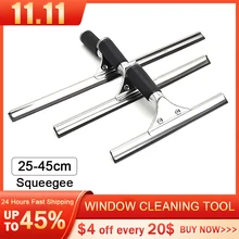 Glass Cleaning Squeegee Window Wiper 25 35 45cm Window Cleaning Tool Rubber Blade for Bathroom Shower Home Car Glass Cleaning