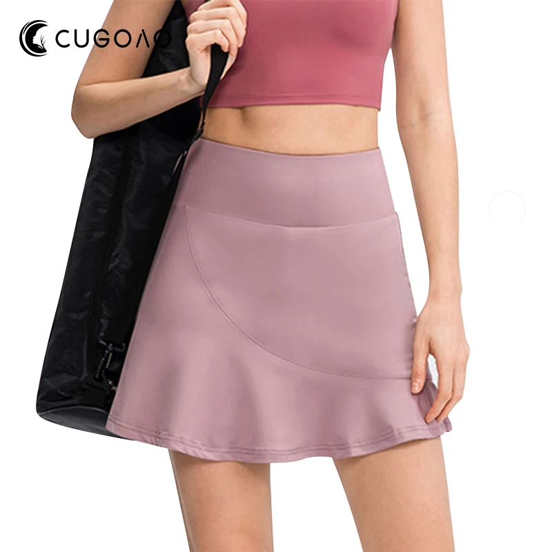 CUGOAO Tennis Yoga Skirt Skorts Sport Fitness Short Running Skirt High Waist Quick Drying Anti Exposure Badminton Skirts
CUGOAO Tennis Yoga Skirt Skorts Sport Fitness Short Running Skirt High Waist Quick Drying Anti Exposure Badminton Skirts