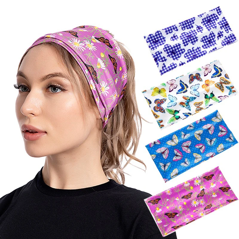 Women Butterfly Print Hair Bands Headband Bohemian Sports Bandage Elastic Wide Headband Boho Headwrap Headpiece Hairband Ladies
Women Butterfly Print Hair Bands Headband Bohemian Sports Bandage Elastic Wide Headband Boho Headwrap Headpiece Hairband Ladies