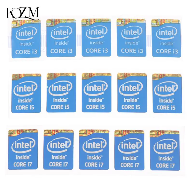 Наклейка 4-го поколения Intel Core I3 I5 I7 5 шт. | Электроника