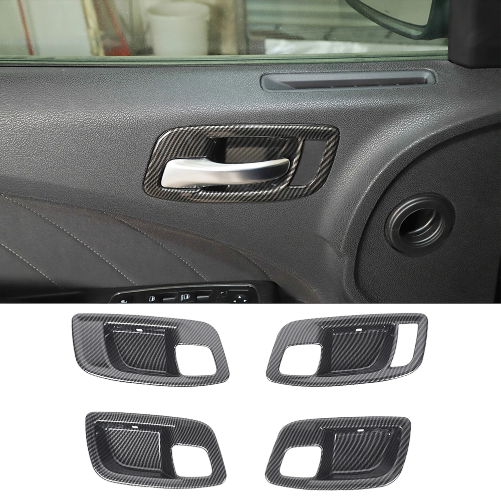 Car Inner Door Handle Bowl Decoration Cover for Dodge Charger Chrysler 300C 2011-2022 Interior Accessories ABS Carbon Fiber
Car Inner Door Handle Bowl Decoration Cover for Dodge Charger Chrysler 300C 2011-2022 Interior Accessories ABS Carbon Fiber