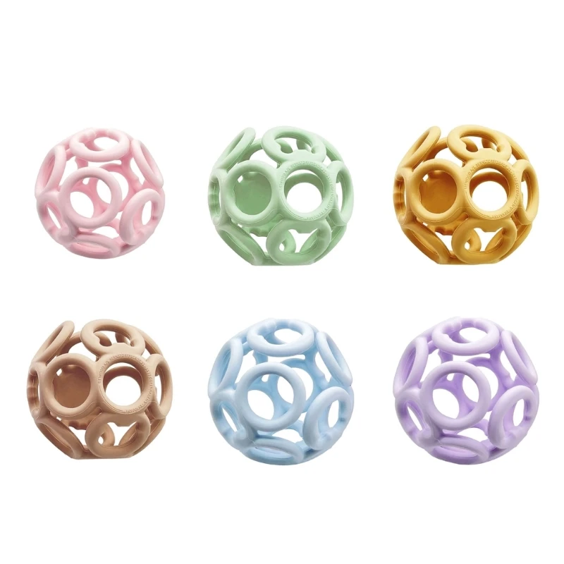Silicone Teether for Baby Teething Hollowed Rattle Ball Toy DIY Pacifier Clip Hanging-Pendant Infant Biteable Molar Rod
Silicone Teether for Baby Teething Hollowed Rattle Ball Toy DIY Pacifier Clip Hanging-Pendant Infant Biteable Molar Rod