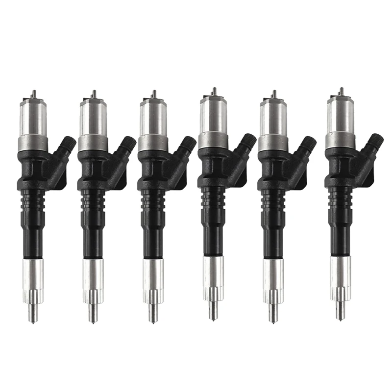 6PCS New Diesel Common Rail Injector 095000-1211 / 6156-11-3301 For Komatsu S6D125 Excavator PC450-7 PC400-7 PC-7 
6PCS New Diesel Common Rail Injector 095000-1211 / 6156-11-3301 For Komatsu S6D125 Excavator PC450-7 PC400-7 PC-7