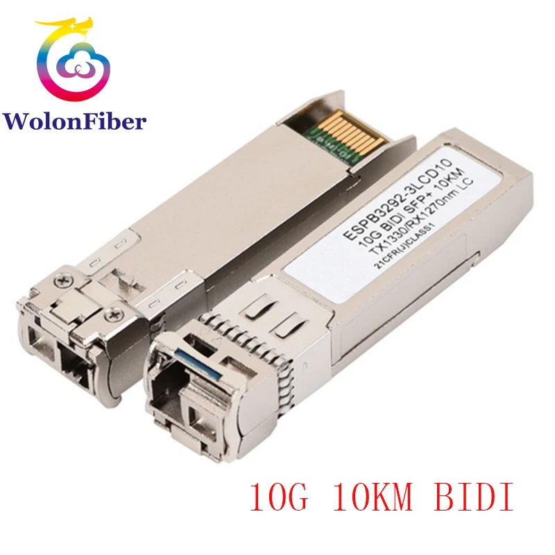 Wolon Fiber 10GB SFP однооптическое волокно BIDI 10KM TX1270nm RX1330nmLC SFP оптический модульный приемопередатчик
Wolon Fiber 10GB SFP однооптическое волокно BIDI 10KM TX1270nm RX1330nmLC SFP оптический модульный приемопередатчик