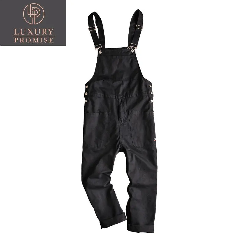 Korean Black Overalls Men Jumpsuit Straight Bib Hip Hop Big Pocket Cargo Pants Casual Trousers Clothing
Korean Black Overalls Men Jumpsuit Straight Bib Hip Hop Big Pocket Cargo Pants Casual Trousers Clothing