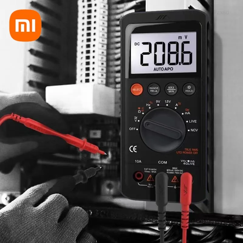 Xiaomi JIMIHome Digital Multimeter AC/DC Ammeter Volt Ohm Tester Meter Multimetro with Tester Voltage Indicator Current Meter
Xiaomi JIMIHome Digital Multimeter AC/DC Ammeter Volt Ohm Tester Meter Multimetro with Tester Voltage Indicator Current Meter