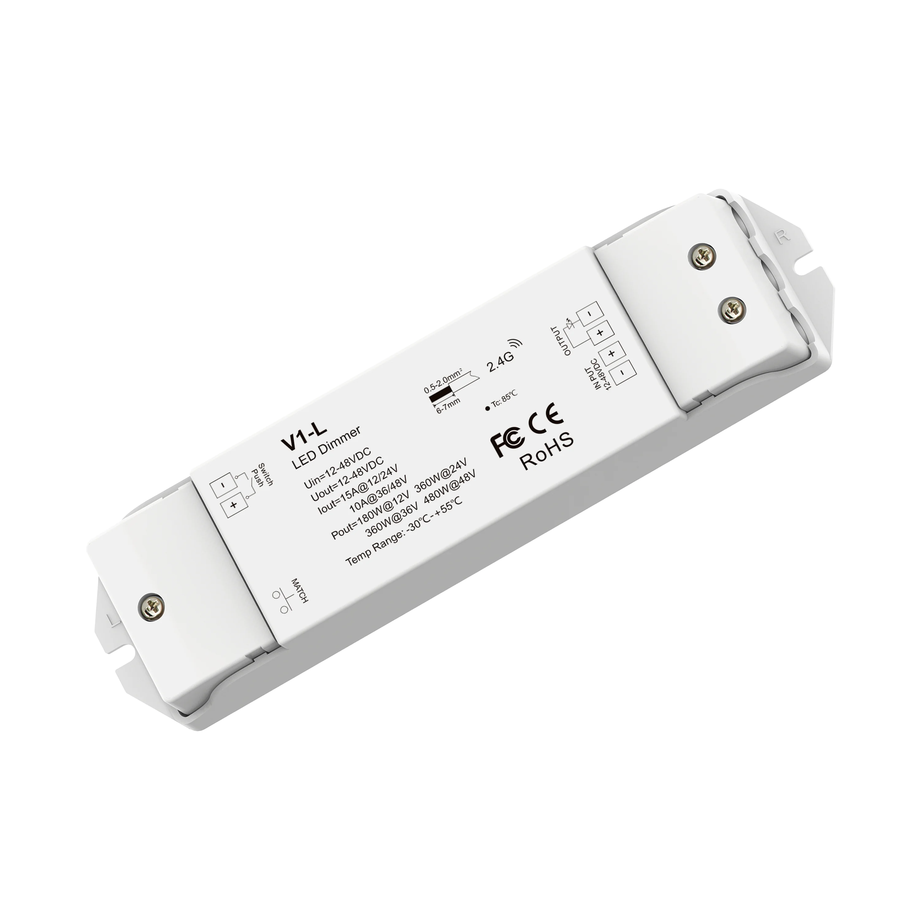 Светодиодный диммер V1-L
Светодиодный диммер V1-L