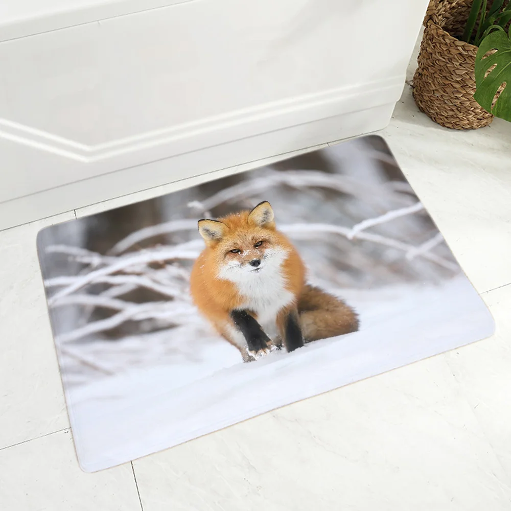 Entrance Mat Bathroom Bath Carpet Floor Flannel Washable Rug Coffee table Animal Wild Fox Lounge Rug Prayer Rug Room Carpets
Entrance Mat Bathroom Bath Carpet Floor Flannel Washable Rug Coffee table Animal Wild Fox Lounge Rug Prayer Rug Room Carpets