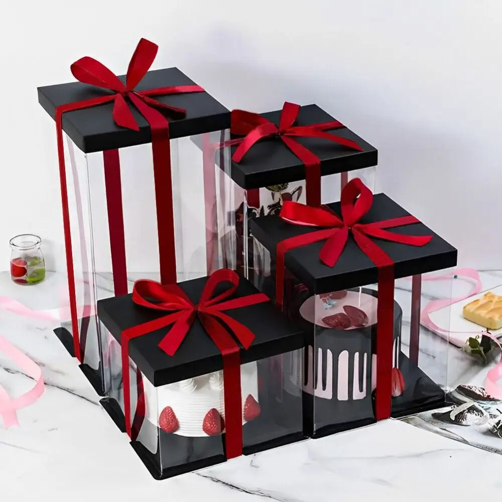 Transparent Party Anniversary Birthday Cake Box Flower Box Clear Cake Boxes Display 
Transparent Party Anniversary Birthday Cake Box Flower Box Clear Cake Boxes Display