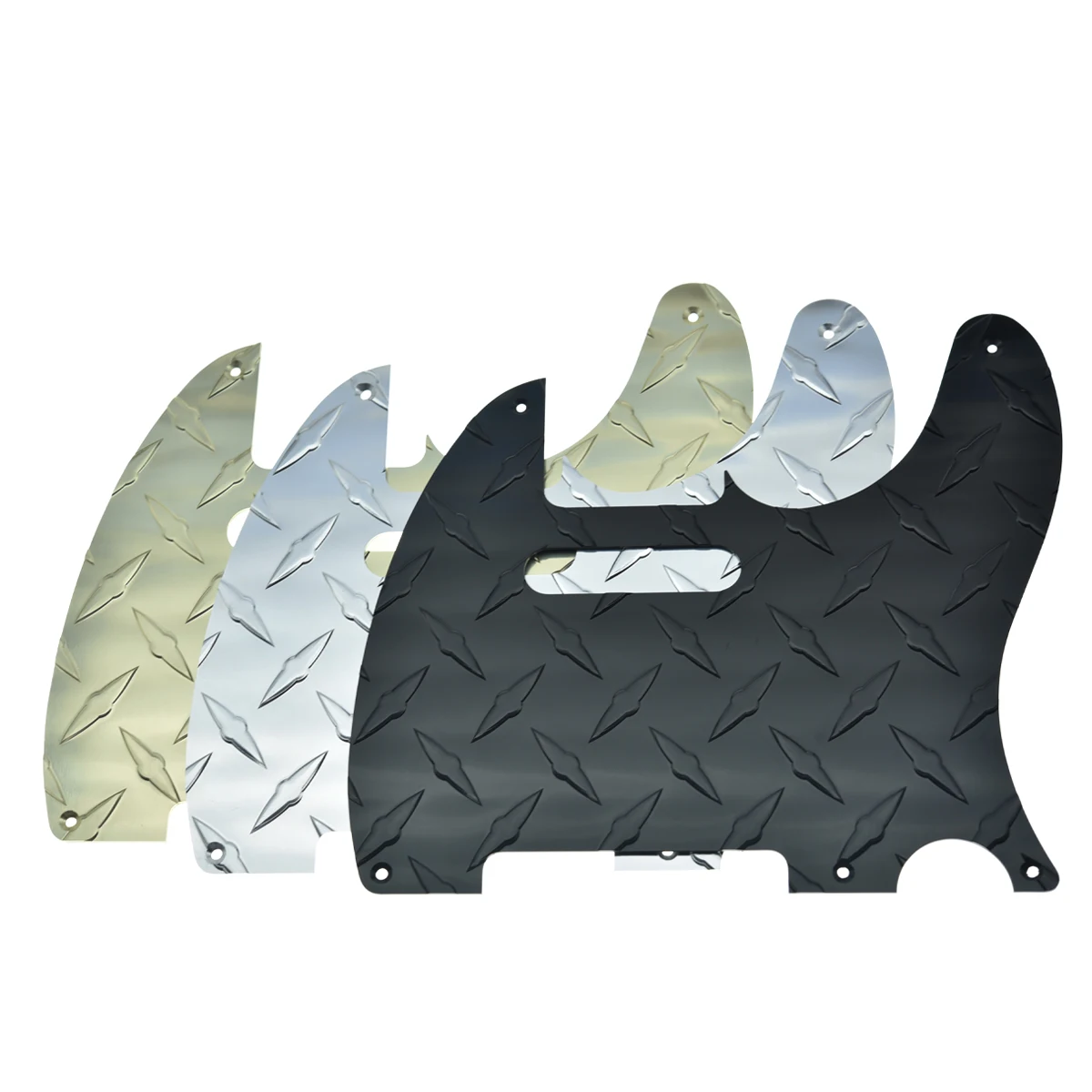 KAISH Premium Metal Diamond Plate Vintage 5 Hole Tele Pickguard Aluminum TL Scratch Plate for American/Mexican Fender Telecaster
KAISH Premium Metal Diamond Plate Vintage 5 Hole Tele Pickguard Aluminum TL Scratch Plate for American/Mexican Fender Telecaster