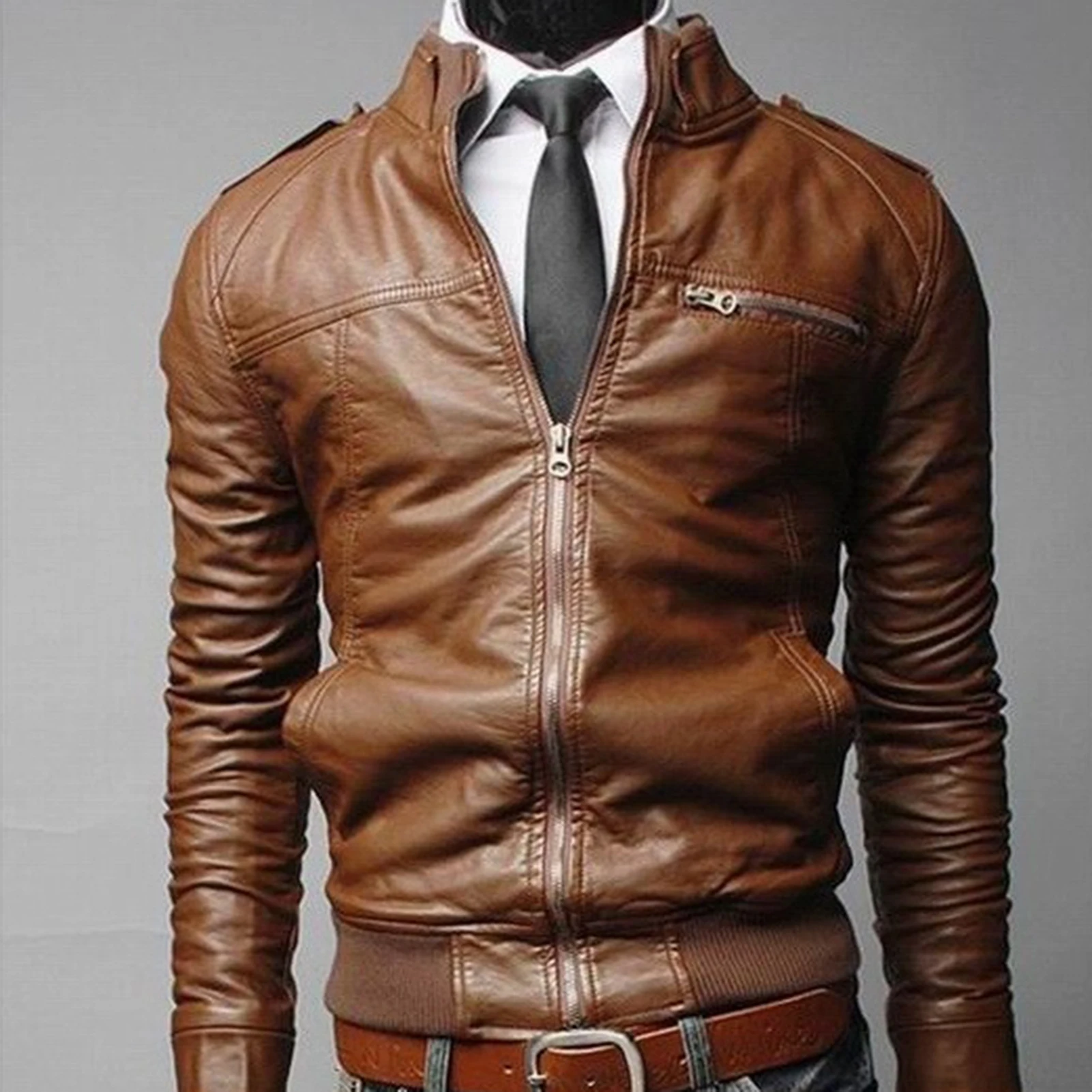 Men's Fashion Vintage Jackets Plus Size Stand-Up Casual Collar Coat for Indoor & Outdoor Wear NIN668
Men's Fashion Vintage Jackets Plus Size Stand-Up Casual Collar Coat for Indoor & Outdoor Wear NIN668
