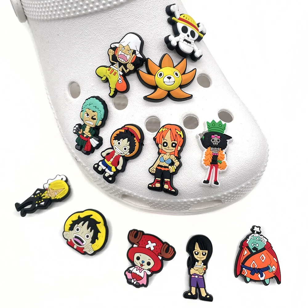 1pcs/set One Piece PVC Shoe Charms Anime Cartoon DIY Decorations Shoe Aceessories Fit croc Clogs Unisex kids gift
1pcs/set One Piece PVC Shoe Charms Anime Cartoon DIY Decorations Shoe Aceessories Fit croc Clogs Unisex kids gift