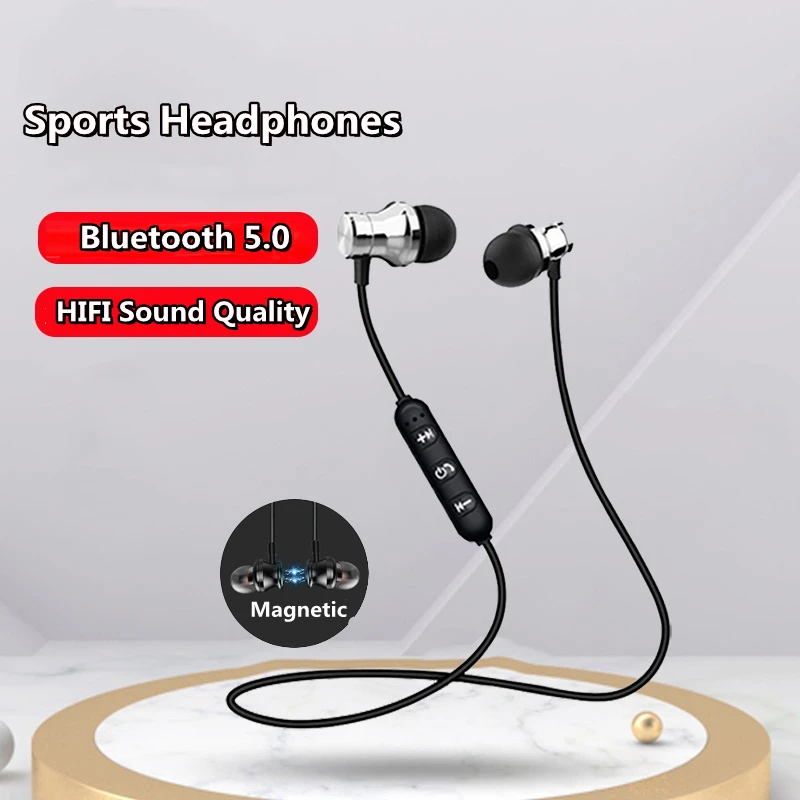 Magnetic Bluetooth Earphone Sport Wireless Headphones Bluetooth Headsets Handsfree Earbuds with Mic for Smart Phone Wholesale
Magnetic Bluetooth Earphone Sport Wireless Headphones Bluetooth Headsets Handsfree Earbuds with Mic for Smart Phone Wholesale
