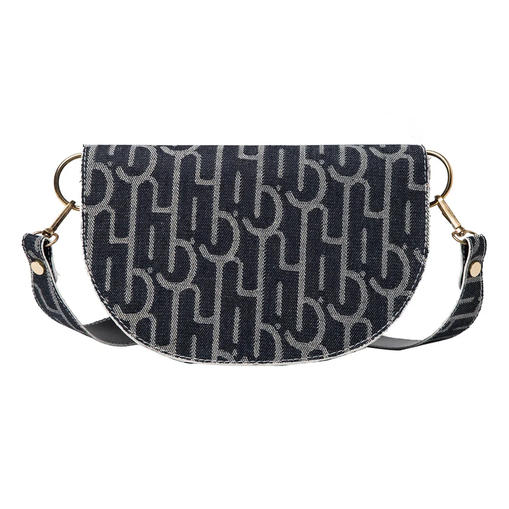 Fashion Printed Crossbody Bag Women Semicircle Saddle Canvas Chest Phone Pouch Youth Ladies Simple Versatile Bag
Fashion Printed Crossbody Bag Women Semicircle Saddle Canvas Chest Phone Pouch Youth Ladies Simple Versatile Bag