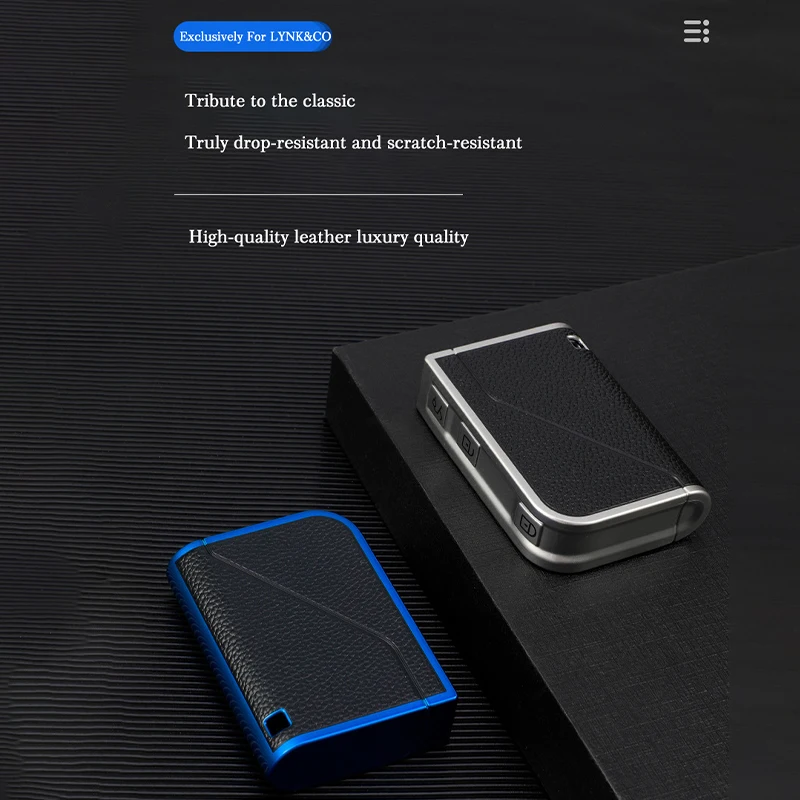 Leather TPU Car Remote Key Case Cover Protective for LYNK&CO 01 02 03 Smart 4 Buttons Remote Fob Auto Protection Accessories
Leather TPU Car Remote Key Case Cover Protective for LYNK&CO 01 02 03 Smart 4 Buttons Remote Fob Auto Protection Accessories