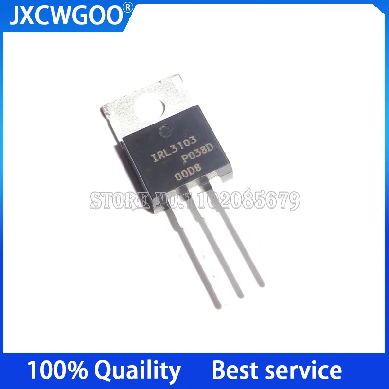 10PCS IRL3103PBF IRL3103 TO-220 30A 64V MOSFET FET New original