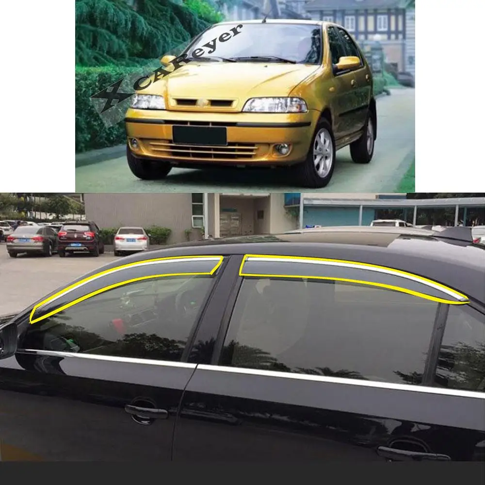 Car Sticker Plastic Window Glass Wind Visor Rain/Sun Smoke Guard Vent Protector For FIAT Palio 2000-2018
Car Sticker Plastic Window Glass Wind Visor Rain/Sun Smoke Guard Vent Protector For FIAT Palio 2000-2018