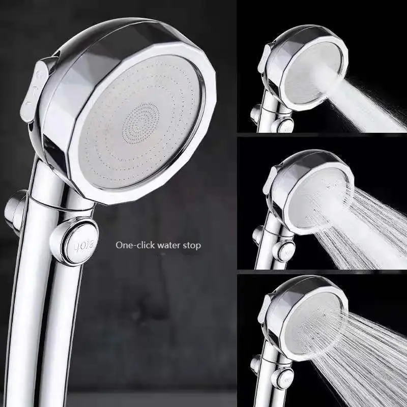 Turbo Propeller Water Saving Shower Head and Holder High Preassure Showerhead Rainfall with Fan Bathroom Accessories
Turbo Propeller Water Saving Shower Head and Holder High Preassure Showerhead Rainfall with Fan Bathroom Accessories
