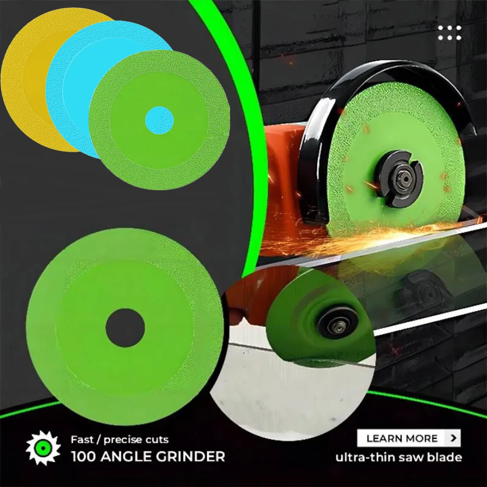 100mm Glass Cutting Disc Diamond Marble Saw Blade Ceramic Tile Jade Special Polishing Cutting Blade Sharp Brazing Grinding Disc
100mm Glass Cutting Disc Diamond Marble Saw Blade Ceramic Tile Jade Special Polishing Cutting Blade Sharp Brazing Grinding Disc