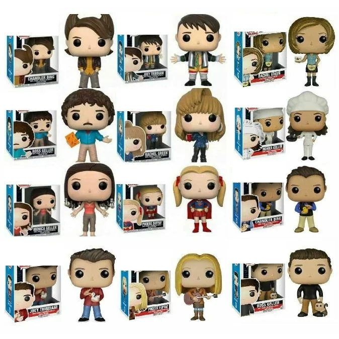 Экшн-фигурки Друзья funko Рэйчел Грин Росс Геллер Коллекционная модель игрушки для