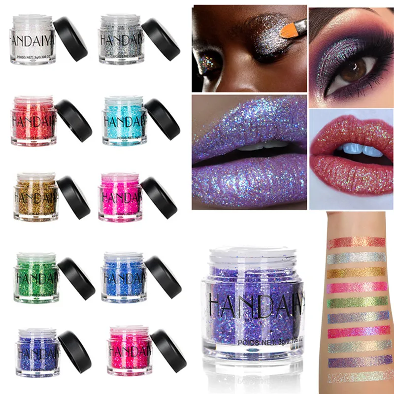 Waterproof 10colors Eye Shadow Shimmer Loose Powder Sequin Pigment Eye Makeup Glitter Women Beauty Party Gift
Waterproof 10colors Eye Shadow Shimmer Loose Powder Sequin Pigment Eye Makeup Glitter Women Beauty Party Gift