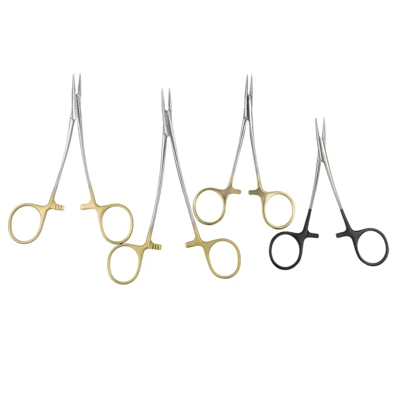1pcs Needle Holder Stainless Steel Needle Holding Forceps Pliers Golden Handle Black Handle Four Types
1pcs Needle Holder Stainless Steel Needle Holding Forceps Pliers Golden Handle Black Handle Four Types