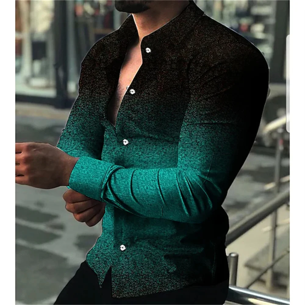 Spring and summer new men's party luxury social men's shirt lapel button casual print purple long-sleeved shirt oversized S-6XL
Spring and summer new men's party luxury social men's shirt lapel button casual print purple long-sleeved shirt oversized S-6XL