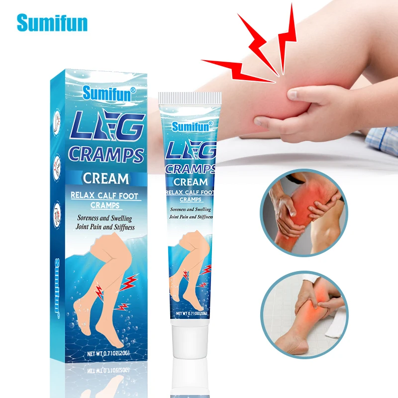 1Pc 20g Sumifun Leg Cramp Relief Cream Calf Tendon Muscle Spasm Pain Ointment Knee Joint Heel Limb Numb Painkiller Herbal Balm
1Pc 20g Sumifun Leg Cramp Relief Cream Calf Tendon Muscle Spasm Pain Ointment Knee Joint Heel Limb Numb Painkiller Herbal Balm