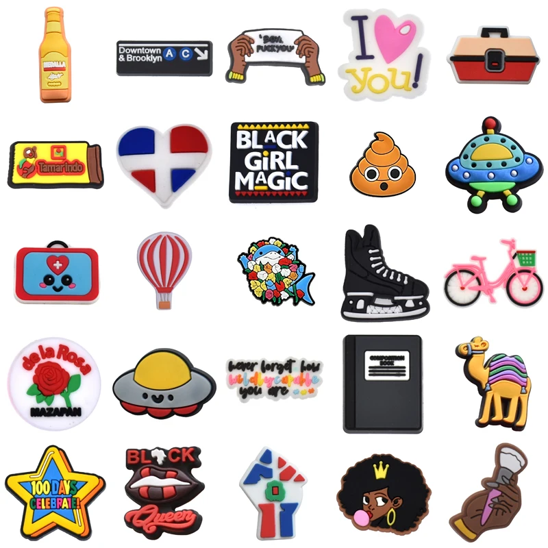 Girl Shoe Charms Decorations for Crocs Shoes Accessories Para Pins Set Jeans Kids Packs Wholesale Bulk Boy Women Charm Men Gifts
Girl Shoe Charms Decorations for Crocs Shoes Accessories Para Pins Set Jeans Kids Packs Wholesale Bulk Boy Women Charm Men Gifts