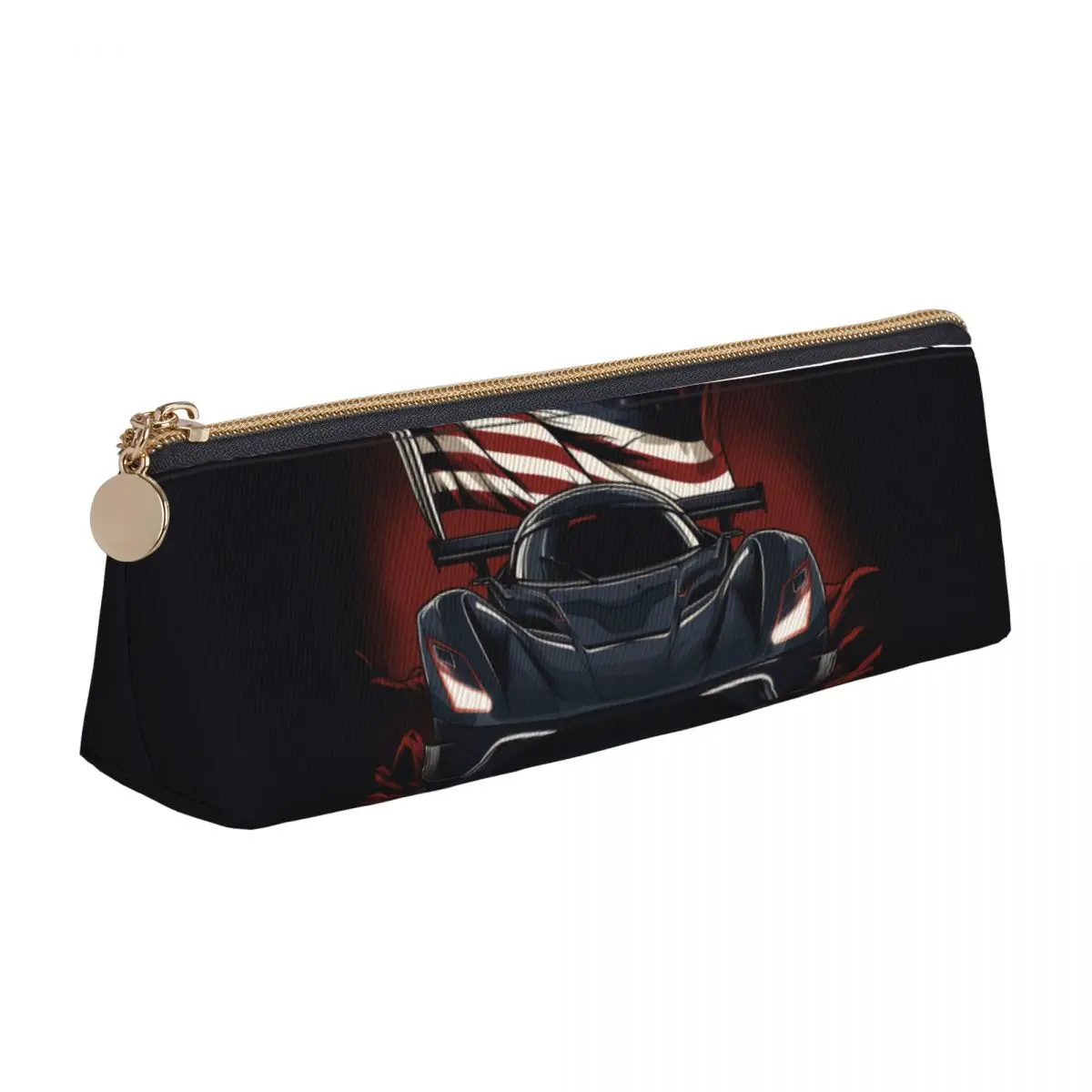 Dazzling Sports Car Triangle Pencil Case American Flag Car Teens Back to School Zipper Pencil Box Fashion Leather Pen Bag
Dazzling Sports Car Triangle Pencil Case American Flag Car Teens Back to School Zipper Pencil Box Fashion Leather Pen Bag