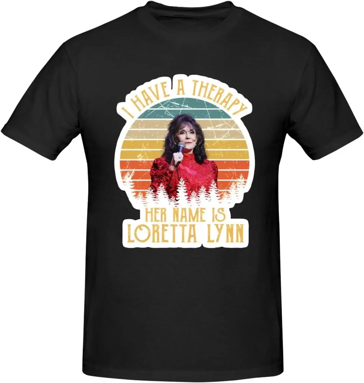 Мужская футболка Loretta Music Lynn модная новинка графическая с коротким рукавом