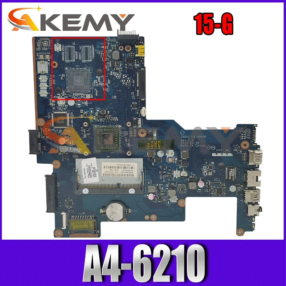 For HP Pavillion 15-G LA-A996P ZSO51 765103-501 AM6210 DDR3L Notebook motherboard Mainboard full test 100% work
For HP Pavillion 15-G LA-A996P ZSO51 765103-501 AM6210 DDR3L Notebook motherboard Mainboard full test 100% work
