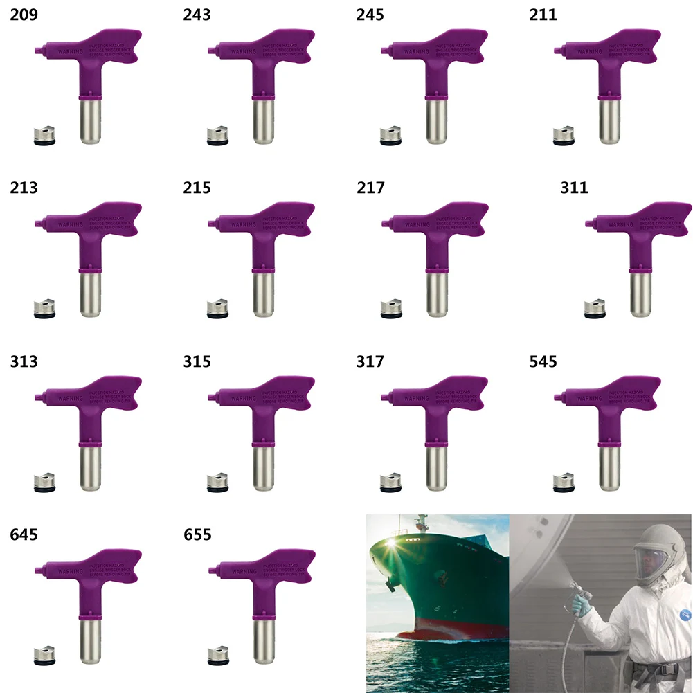 Airless Spray Tip Nozzle Spray Gun Paint Sprayer Fine Finish Seal Nozzle 209 - 655 Airbrush Tip For Spray Tip Home Garden Tool
Airless Spray Tip Nozzle Spray Gun Paint Sprayer Fine Finish Seal Nozzle 209 - 655 Airbrush Tip For Spray Tip Home Garden Tool