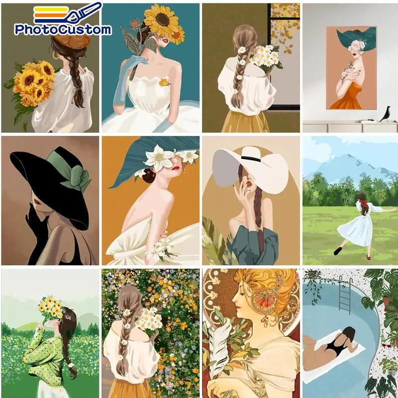 PhotoCustom Painting By Number Girl Drawing On Canvas HandPainted Art Gift DIY Picture By Numbers Portrait Kits arts home decor
PhotoCustom Painting By Number Girl Drawing On Canvas HandPainted Art Gift DIY Picture By Numbers Portrait Kits arts home decor