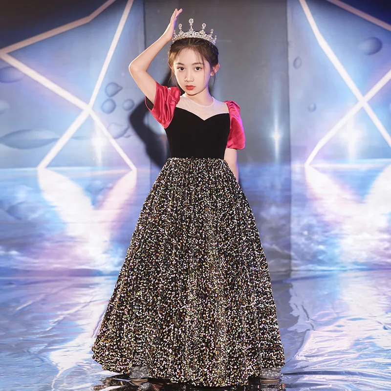2023 роскошное платье для девочек-подростков, детское Бальное Платье макси с блестками, Детские элегантные вечерние платья, платья для младенцев 
2023 роскошное платье для девочек-подростков, детское Бальное Платье макси с блестками, Детские элегантные вечерние платья, платья для младенцев