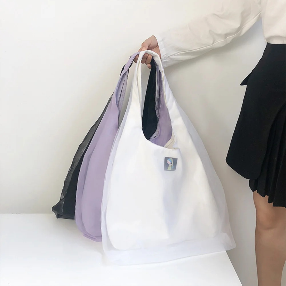 Fashion Organza Handbag Totes Women Canvas Splicing Double Layers Shoulder Bags Vintage Crossbody Bags for Women Birthday Gifts
Fashion Organza Handbag Totes Women Canvas Splicing Double Layers Shoulder Bags Vintage Crossbody Bags for Women Birthday Gifts